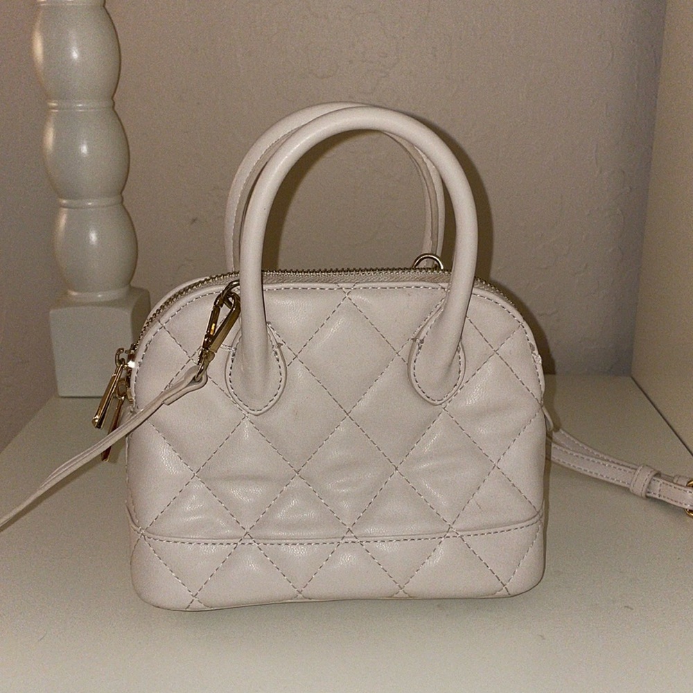 Forever 21 mini white crossbody bag/purse
